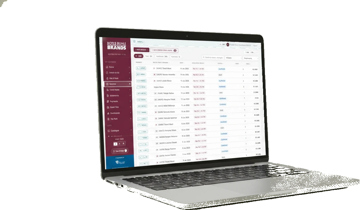 The Distributor Hub on a laptop
